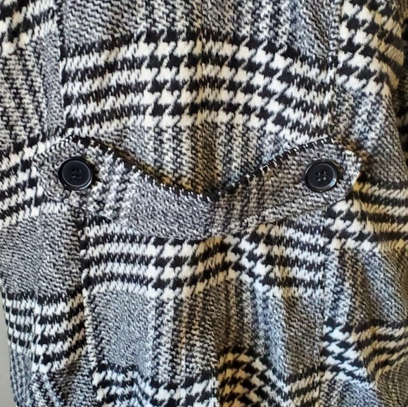 MAXWELL ◇ FAUX WOOL PLAID PEACOAT ◇ NWT - Picture 6 of 8